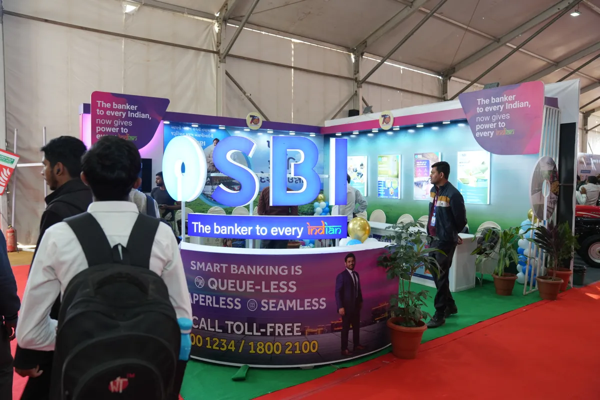 Exhibition hall at Agri World Expo, the concurrent exhibition