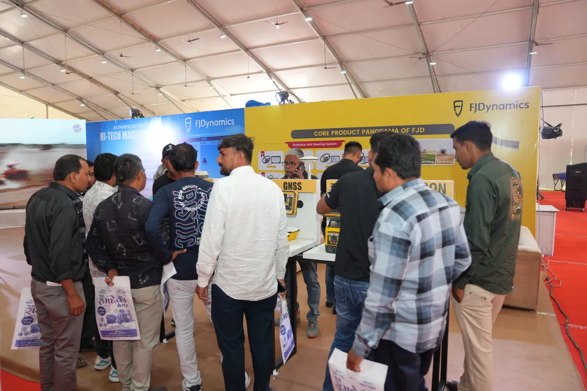 Exhibition hall at Agri World Expo, the concurrent exhibition